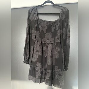 Black floral Wildred dress